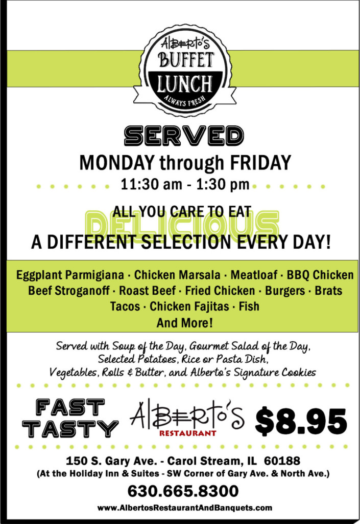 Alberto's Lunch Buffet November 2015