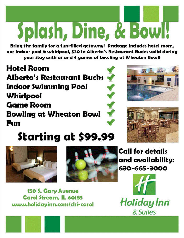 Splash, Dine & Bowl Package