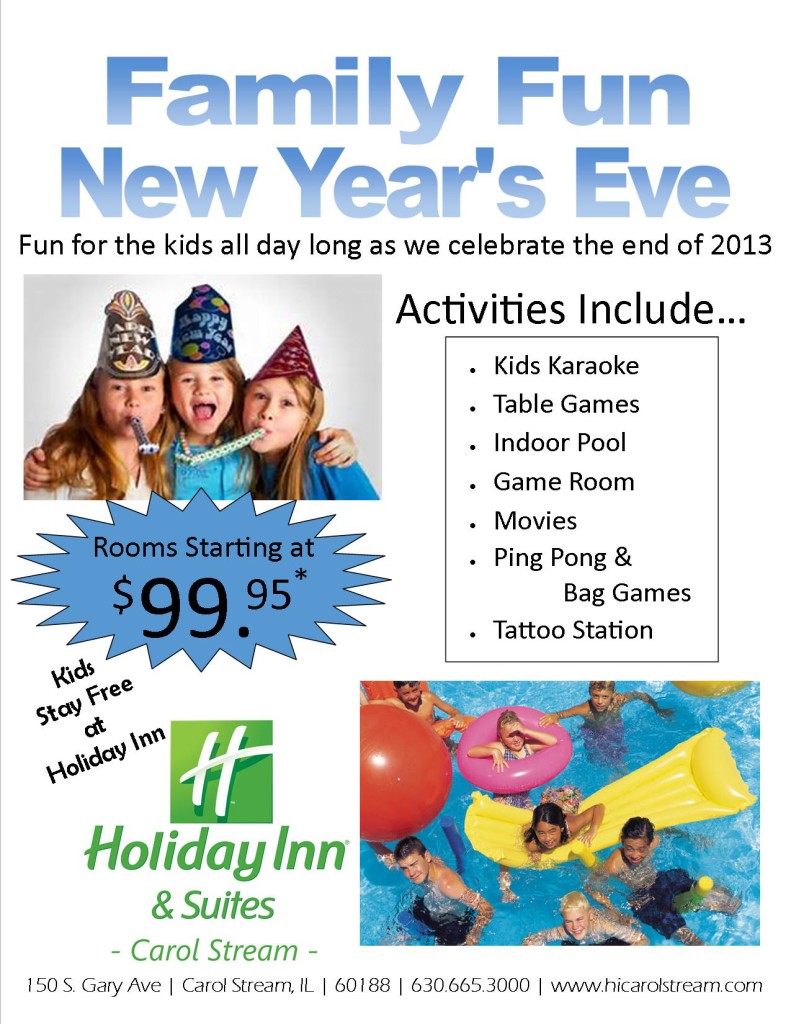 New Year's Eve Holiday Inn & Suites in Carol StreamActivities 2013