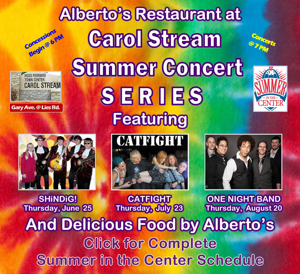 2015 Concert Series Featuring Alberto's as a Food Vendor