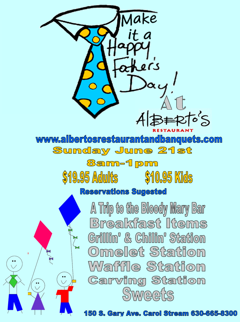 Father's Day 2015 at Alberto's in Carol Stream