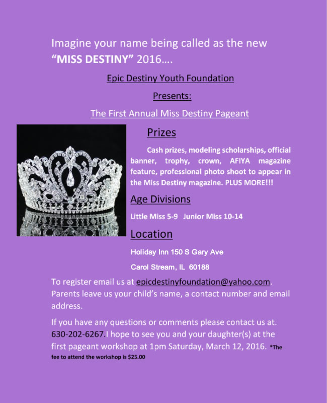 2016-03-12 - First Annual Miss Destiny Pageant Workshop 