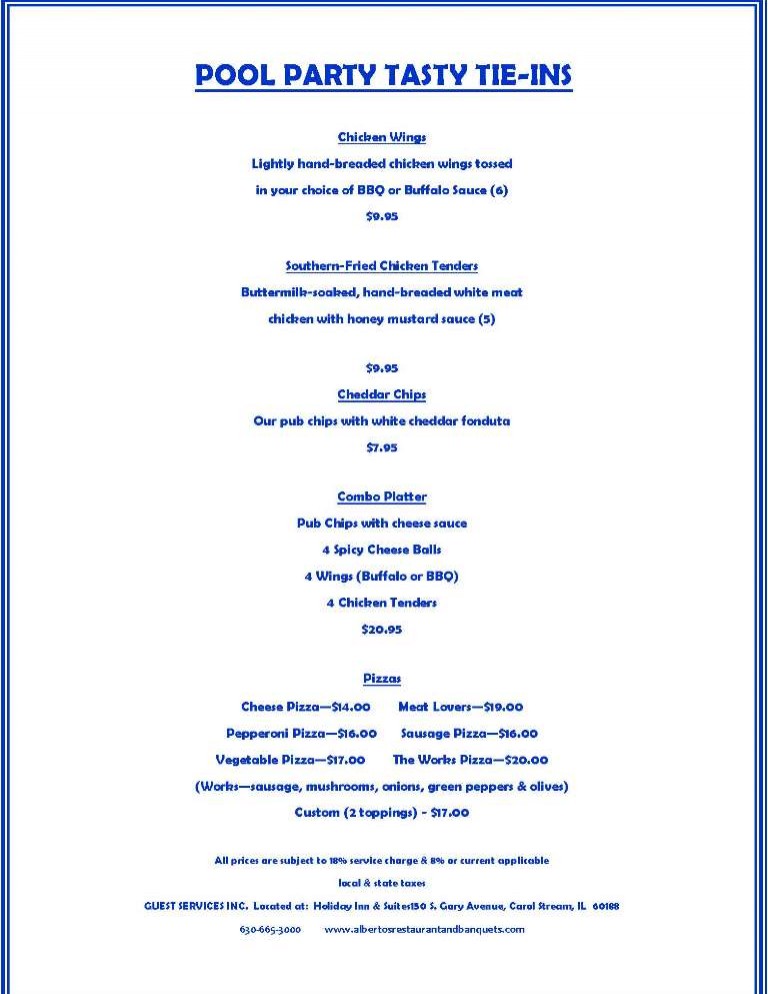 Pool Party Tasty Tie-Ins, March 2017